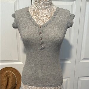 Diesel Heather Gray Short Sleeve Tee Small